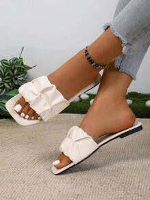 Sandalias planas para adolescentes, nuevos llegados, pantuflas con lentejuelas, cómodas, elegantes, delgadas, adecuadas para interiores y exteriores, playa, viaje, vacaciones