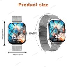 New 1.83 Inch Full Touch HD Fashion Smart Watch With (Dial, Answer) Wireless Call Function, Massive Watch Faces, Exercise Monitoring, Message Reminder View, Multiple App Reminders, Suitable For Android And IOS Phones, A Perfect Gift For Men And Women - Nhiều màu sắc - Xem 11