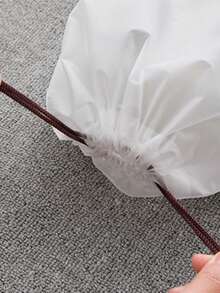 5 Stücke Kordelzugbeutel, transparente mattierte Kunststoff Haushaltsunterwäsche, Reiseschuhe, Aufbewahrungskleidung, Kleidung, Verpackungstaschen, Lagertaschen für Make-up, Lippenstift, Kosmetikaufbewahrungstaschen. Tragbare Mehrzweck-Aufbehaltstaschen