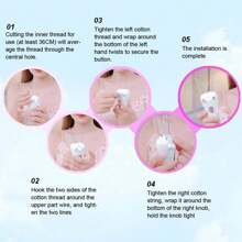 1pc Facial Hair Remover Threader, Women's Electric Cordless Rechargeable Epilator For Face, Fine Chin, Upper Lips, Arms, Legs And Back
