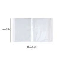 40 页/书籍计划贴纸相册，大容量相册，带卡/票/发票/便笺套，收藏整理器，返校，学校用品 - 無色 - 查看 7