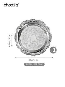 choxila 1pc Stainless Steel Dessert Bowl, Dessert Cup, Ice Cream Bowl, Yogurt Snack Candy Cups, Salad Fruit Pudding Bowls, For Party/Holiday/Festival/Family Gathering/Weddings/Ramadan/Eid Al-Adha