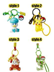 pokemon A Pokemon Keychain Is Suitable For Hanging And Decoration. Pokemon Pikachu Keychain Pendant In Stock, Genuine Pokemon Pikachu Keychain Pendant Small Statue, Geng GUI Pendant Bag, Cute Cartoon Doll Party Decoration And Party Small Gift Christmas, Halloween, Festival Supplies, Festival Decorations, Thanksgiving, Back-To-School Season, Autumn And Winter