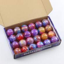 12pcs/Box Galaxy Slime, Planet Party Favors, Kids Toys, Elastic Non-Stick Suitable For Boys, Girls, Classroom Rewards, Valentine's Day Parties, Birthday Gifts (Random Colors) (Random Box Packaging) - Multicolor - View 8