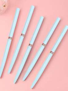 Set de 5 piezas de pinceles profesionales para detalles de pintura de uñas, 5 pinceles pequeños para técnicas de diseño de esmalte, línea fina, rayas, con longitud de Body ajustada de 7/9/11/15/20 mm, lápiz para dibujo de uñas