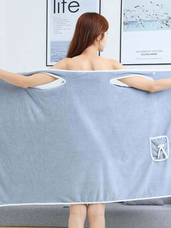 منشفة حمام للسيدات (الحجم: 80 سم * 135 سم)، منشفة حمام قابلة للارتداء، بشرشوب ناعم للغاية قابل للتعديل، ملابس تغيير الحمام والشاطئ والسباحة، عناصر منزلية مثالية، أساسيات الشاطئ، تنورة حمام من الفليس المرجاني، منشفة حمام متعددة الوظائف، بشرشوب وغطاء شاطئ، مثالي للحمام والشاطئ وجانب المسبح والمدرسة والعودة إلى المدرسة والسفر والأساسيات السفرية والمستلزمات المنزلية والمنشفة والعناية بالبشرة