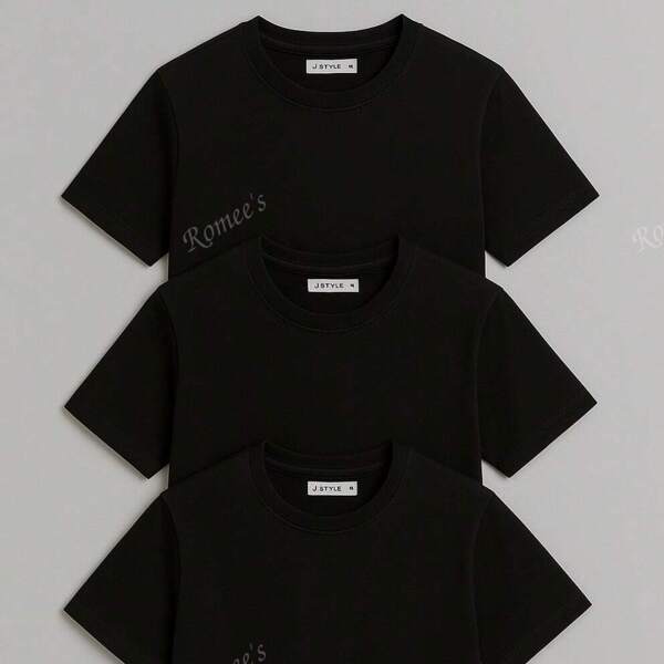 Pack de 3 camisetas casuales para mujer Prosty