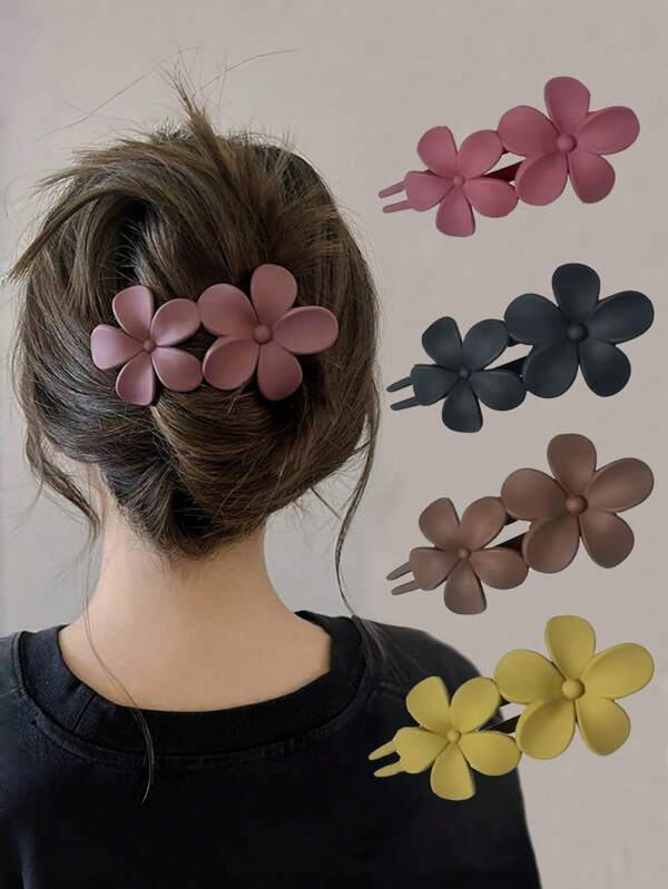 4pcs Floral Hair Clips, Matte French Hairpins, Hair Accessories, Black Floral Hair Clips, Hairgrips, Non-Slip Hair Clips, Elegant Hair Decor For Women & Girls, Wedding Party, Hair Accessory, Casual & Cute, Hair Accessories, Hair Accessories For Women,Accessories,Accessories Women, Hair Accessory, Hair Accessories Women, Hair Accessories, Hair Tools, Beauty Accessories, Curly Hair Accessories, Hair Accessory, Hair Accessories, Hair Accessories For Women,Fall,Travel, Hair Tools,Accessories Women, Hair Stuff,Fall,Hair,Hair Accessories,Hair Accessories For Women,Travel,Hair Accessory,Hair Accessories Women,Hair Tools,Hair Stuff,Stuff,Beauty Accessories,Gifts,Travel,Gifts For Women,Hair Stuff,Stocking Stuffers