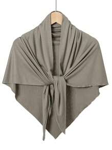 1 pièce Foulard triangulaire antidérapant et respirant pour femmes, bonnet de doublure de couleur unie décontracté, peut être utilisé comme bandeau de sport, confortable et frais pour un port quotidien
