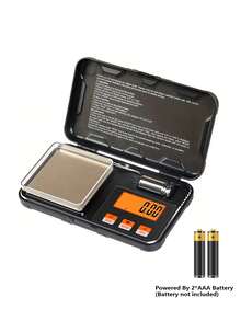1 件黄金珠宝秤，微型数字秤，高精度便携式电子秤，数字克重秤，测量范围 0.01g/200g，精密小型电子秤，带背光 LCD 显示屏，测量手持式配件秤，适用于精密测量。不含电池 - 彩色 - 查看 10