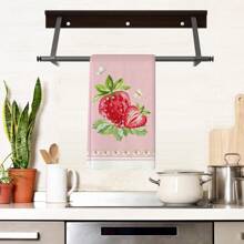 Setul de prosoape de primăvară 1/1/2 este conceput cu un model delicios cu căpșuni și țesut din fibră 100% poliester. Măsoară 16 * 24 inci / 40 * 60 centimetri și este un suport de masă din poliester, lavabil la mașină, rezistent la căldură, la pete, impermeabil și ușor de curățat. Este folosit pentru curățarea mesei și a bolurilor și poate fi folosit ca cadouri, articole de uz casnic, rechizite de bucătărie și decorațiuni interioare de primăvară.