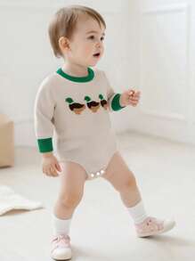 Baby Boy Hunting Outfit Long Sleeve Crew Neck Embroidery Sweatshirt Bubble Romper Duck Fall Bodysuit Winter Clothes