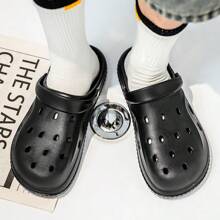 Men's Flat-Soled Clogs Are Breathable, Comfortable, Non-Slip, Wear-Resistant, Casual And Versatile, Daily Home Outing Work Shoes