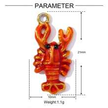 1 Stück Edelstahl DIY Anhänger mit Muscheldesign, Fisch & Meeresbewohner - Geeignet für Halsketten, Armbänder, Ohrringe