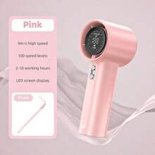 YITUMU Portable Handheld Fan, 1-100 Speed Adjustable Turbo Personal Fan, 3600mAh Rechargeable Battery, 16000RPM Brushless Motor, Digital Display, Ideal Gift For Women And Men For Travel, Camping, Outdoor