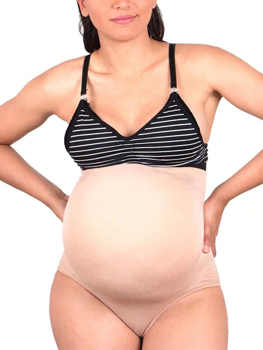 Panty faja maternal máximo soporte abdominal y lumbar transpirable cómoda suave y discreta para uso diario XCELLENCE - Beis - Ver 1