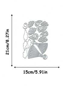 1pc Christmas Angel Style Thin Cut Mold Handmade DIY Cutting Mold Scrapbook Background Decoration Embossed Template Album Holiday Card Making