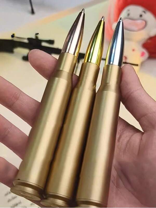 Bolígrafo de imitación creativa de las armas de fuego Barrett (Nota: Es posible que la imagen tenga diferencias de color con respecto a la cosa real después del refinamiento), bolígrafo de gel personalizado, fresco y apuesto, regalos para fiestas, regalos de vacaciones, regalos