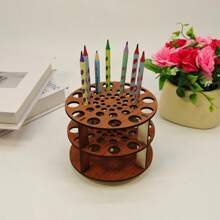 1 pièce Support de stylo et organiseur de bureau - Rack de rangement multifonctionnel pour crayons, stylos à bille et stylos plume