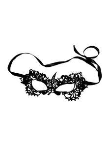 1pc Women's Elegant Lace Masquerade Mask - Fabric Queen Style Half Face Mask, Suitable For Cosplay, Party And Events, Rave