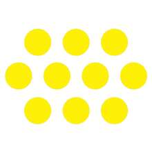500张黄点贴纸卷圆点贴纸圆形贴纸标签贴纸价格贴纸圆形贴纸定价贴纸圆形贴纸标签适用于笔记本电脑滑板日记本手机杯吉他行李电脑冰箱书桌学校用品，返校 - 黃色 - 查看 3