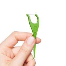 Flossers Angulado Menta 75 cepillos dentales hilo dental angulado menta set 75 piezas cuidado oral portátil limpieza profunda salud higiene accesorios tecnología recomendada presentación económica - Hilo dental en ángulo - Ver 3