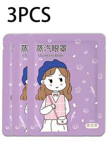 1/3/5/10/20/30/50 件淡香薰衣草蒸汽眼罩、热敷眼罩、睡眠自热眼罩、旅行必备品、一次性眼罩、质地温和、低致敏性、适合所有肤质、学校、返校、旅行、旅行必备品、居家必备品、眼罩、睡眠面罩 - 紫色 - 查看 20