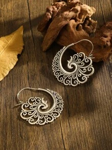 1 Paar modische, kreative, vintage-style, boho-design Ohrringe, Schmuckzubehör für Frauen, ideal als Geschenk für täglichen Gebrauch und Festivals