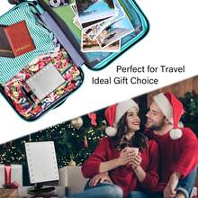 带照明的LED化妆镜，500mAh电池，便携式化妆镜，配备16颗LED灯，可拆卸10倍放大镜，触摸式调光传感器，双电源供电，180°旋转设计，桌面旋转触摸开关可调节角度，适用于卧室、浴室、客厅、厨房等场所。（产品不包含10倍放大镜） - 彩色 - 查看 6