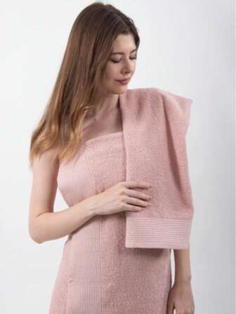 MADE IN TURKEY – Güvenal DURU 2-Piece Towel Set | 95% Cotton 5% Polyester | 50x90 Cm | Soft & Durable | Turkish Hammam & Bridal Use