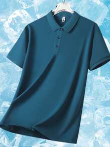 Set de 3 camisas polo de verano casuales para hombre, camisetas de manga corta de negocios informales y transpirables, tops deportivos