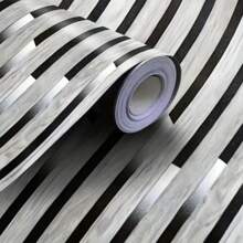 1 Roll Grey Wood Grain Self-Adhesive Wallpaper Wood Strips Peel Off Vinyl Contact Paper Bedroom Living Room Dormitory Background Wall Home Decorative Wall Sticker Kitchen Cabinet Countertop Furniture Renovation Covering Film DIY Easy Installation 17.7inX196.8/118.1/39.3in