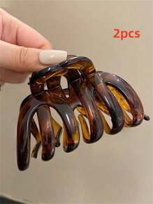 1 pieza Pinza de pelo grande minimalista, accesorios de pelo elegantes para mujer, pinza de pelo, clip, mordaza, agarrador de pelo