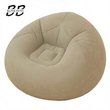 Portable Plush Inflatable Lounge Chair, Outdoor Inflatable Mattress And Foldable Sleeping Bag; Plush Spherical Inflatable Sofa And Inflatable Recliner - Multicolor - View 8