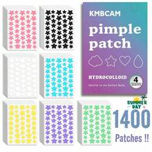 1400 Pcs Star-Shap Pimple Patches (7-Color), Facial Cover ,Boost Your Glamour, Party It Up,Fragrance-Free, Paraben-Unisex Adult, All Skin Types Compatible, No Fragrance,No Components Included - Multicolor - View 4