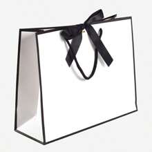 1 pièce/Sacs cadeaux personnalisés avec nom, sacs cadeaux attachés avec ruban, sacs cadeaux de remerciement, sacs cadeaux en papier, sacs pour magasins de vêtements et de shopping avec rubans, sacs en papier artisanal, emballage d'expédition, sacs cadeaux d'anniversaire, sacs cadeaux de mariage, sacs cadeaux de demoiselle d'honneur