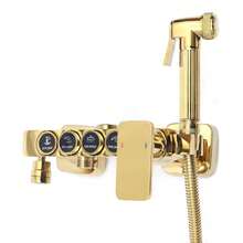 WANLECY Système de douche - Doré - Voir 4