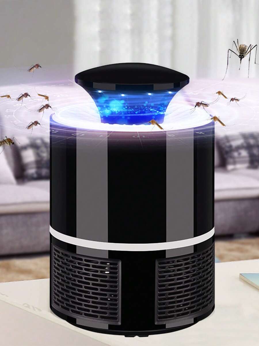 1PC Portable Indoor And Outdoor Dual-Use Electric Mosquito Repellent Lamp LED Purple Light Mosquito Lure Camping Essential Safety Protection Net 6-Hour Battery Life, Mosquito Repellent Lamp For Home Indoor Use, UV Inhalation Type, Electric Shock Type High-Voltage Mosquito Killer, Waterproof, Silent Mosquito Killer Lamp