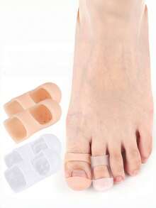 2 件柔软手指和脚趾套、脚趾分离垫、摩擦保护
