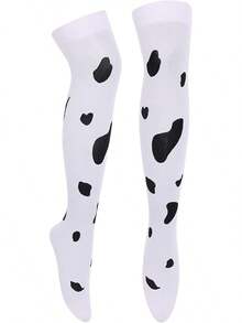 FYMNSI Women Milk Cow Lingerie Set Anime Maid Cosplay Costume Bikini Bra Bodysuit With Bell Choker Stockings Outfit - 乳牛連身泳衣套裝 - 查看 5