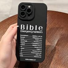 1 Piece Of Classic Matte Black Full-Inclusive Tpu Shock Absorbing Phone Case Suitable For Apple  16/15/14/13/12/11 Pro/Plus/Pro Max/XS Max/X/XS / - 黑色 - 查看 4