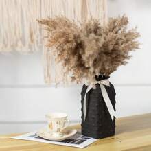 10/15 pezzi Erba della Pampa artificiale bianca - Decorazione Pampa non sfilacciata, multifunzionale per il Ringraziamento, Capodanno, San Valentino, Festa della Mamma - Ideale per matrimonio, doccia, decorazione boho e di fattoria, decorazione autunnale