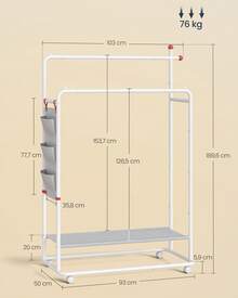Coat Rack - Wit - Bekijken 9