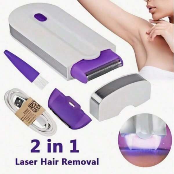 Depilador eletrico feminino/masculino Recarregável Facial e Corporal Removedor De Pelos