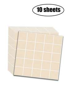 2 张/10 张方格网格即剥即贴瓷砖马赛克瓷砖适用于厨房浴室客厅后挡板、贴纸、墙贴花、乙烯基贴花用于家庭装饰、春季装饰品让您的家焕然一新、节日装饰贴纸礼物生日毕业 - 彩色 - 查看 22