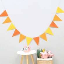 1pc Rainbow Pennant Banner Flags Garland Multicolor Bunting String Triangle Flags Bulk Rainbow Bunting For Carnival Birthday Party Festival Decorations