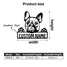 1 pieza Decoración de pared de arte de metal personalizable con salchicha dóberman con texto personalizado, silueta de perro con flores, cartel de metal para amantes de las mascotas, regalo personalizado para propietarios de perros, decoración colgante interior y exterior para amantes de los perros, regalos de Navidad, ornamentos, decoración del hogar, decoración de pared, decoración de habitación, decoración de la sala de estar, decoración de dormitorio, decoración de baño, decoración de cocina, decoración de la casa, regalos personalizados, regalos personalizados, decoración de jardín al aire libre