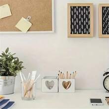 20-Piece Clear Bulldog Push Pin Clips, Stainless Steel 30MM Thumb Tacks For Cork Boards, Bulletin Boards & Photo Walls - Transparent Clip Large - View 5