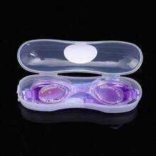 Silicone Swimming Goggles, Colorful Waterproof High Definition Swimming Goggles And Diving Goggles For Pool Use, Adult Set With Free Ear Plugs, Beach Essentials, Beach Accessories, Pool Float - Multicolor - View 5