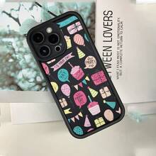 Funda para teléfono 1PC UniqueEye Ladder Teléfono móvil, Moderno y Completo, Antideslizante y Anticaída, TPU Suave Compatible con 11 12 13 14 15 16 Pro Pro Plus Series-Nuevo teléfono móvil de Moda y diseño - Colores mixtos 1 - Ver 4